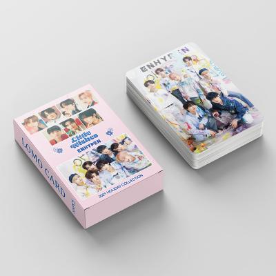 China Materials that respect the environment. ENHYPEN Non-Toxic Photocards KPOP 55PCS/BOX LOMO Cards LITTLE WISHES Christmas Gift KPOP Paper Craft Vend Customizable L599 for sale