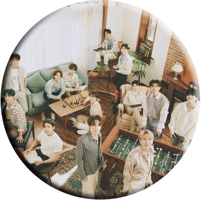 China 8th of KPOP Nickel Free Seventeen Badge Mini Your Choice Around Brooch Fans Gift Bag Bag Accessory Pin Collectibles Customizable L147 for sale