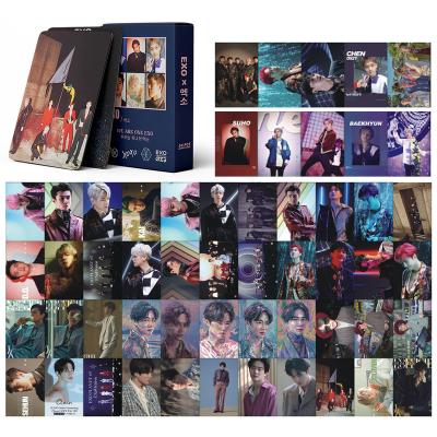 China Materials that respect the environment. Non-Toxic KPOP Photocards EXO 2021&The Exploration LOMO Cards Postcards 54pcs/set Fans Collectibles Kpop Merchandise Souvenir L172 for sale