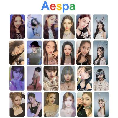 China Materials that respect the environment. New Non-Toxic KPOP Photocards Aespa Album Wild LOMO Cards Postcards 6pcs/set Fans Gift Collectibles Kpop Vend Customizable L127 for sale