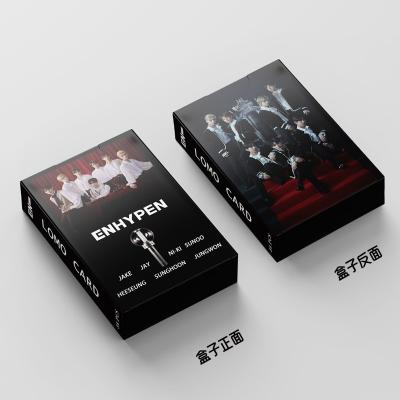 China New Coated Paper KPOP ENHYPEN Photocards Album BORDER: Customizable DAY ONE LOMO 54pcs/set Postcards Fans Coollectibles L96 for sale