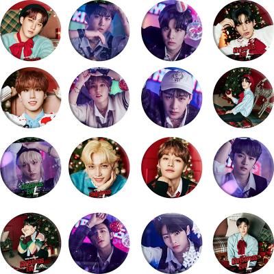 China Customizable Tinplate KPOP Badge Straykids Clothing Eve Round Pin Straykids Clothing Bag Fans Gift Collectibles L340 for sale