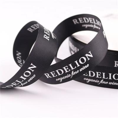 China Custom 25mm Polyester Bowknot Factory Direct Fashion Single Grosgrain Ribbon for sale