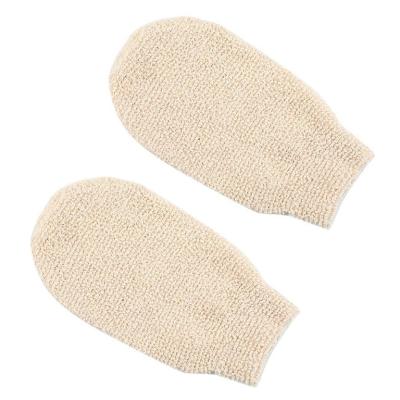 China EXFOLIATE Exfoliating Gloves Natural Loofah Point Hemp Bath Massage Glove - Scrub and Remove Dead Skin Cells Deeply Cleanse and Strengthen Skin for sale