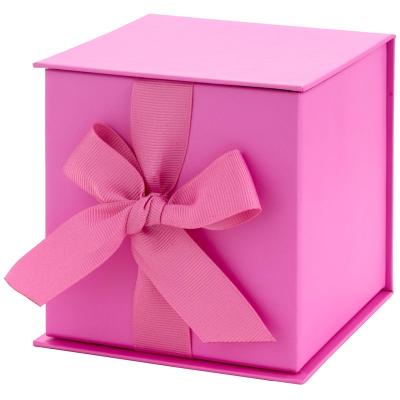 China Recycled Materials Lace Ribbon And Paper Small Fill Gift Box With Lid for sale