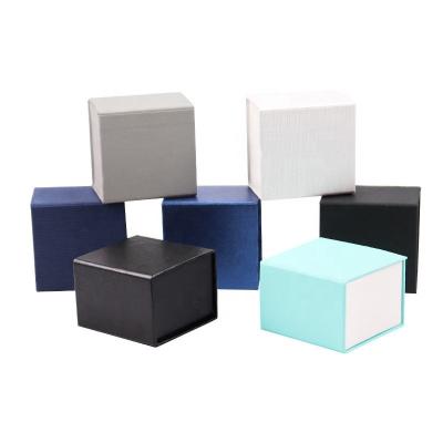 China Recycled Materials Sliding Ring Box Jewelery Gift Packing Drawer Case E03 Beige for sale