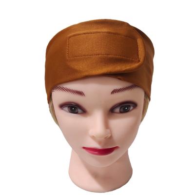 China Custom Made Eco-Friendly Spa Headband Hair Tape With Magic Tape Head Wrap For Face Care Makeup And Sports for sale