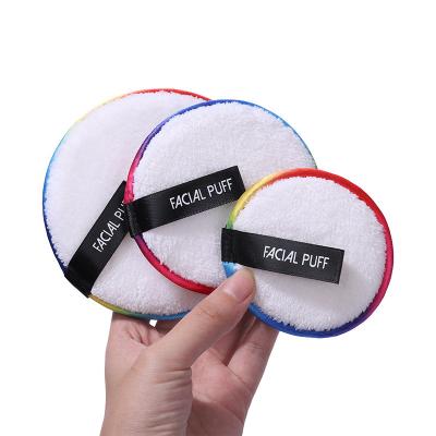 China Daily Cleansing Personal Care Reusable Bamboo Make Up Remover Pads Washable Makeup Remover Pads Three Size Set for sale