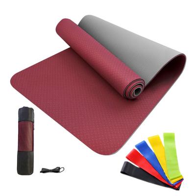 China Custom Thick Colorful Eco-Friendly Yoga Mat With Bag Fitness /Pilate/Gymnastics Cork/pu/pvc/tpe yoga for sale