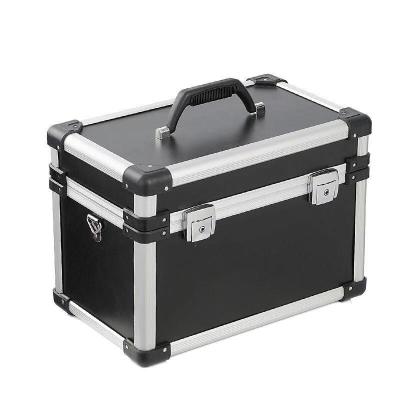 China Custom Black Portable Towel Handle Aluminum Handle Tool Box for sale