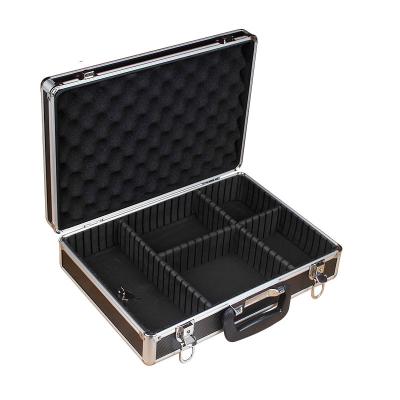 China Universal High Quality Professional Aluminum Tool Box Instrument Tool Case With Adjustable Removable Interior Divider for sale