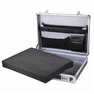 China Universal Aluminum Executive Tool Suitcase Briefcase Laptop Padded Attache Case for sale