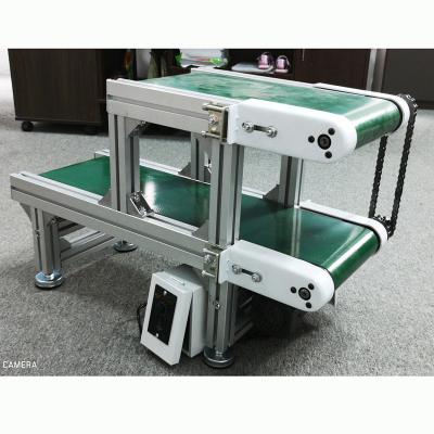 China Heat Resistance Flexible Belt Conveyor Double Layer PVC Small Parallel Conveyor for sale