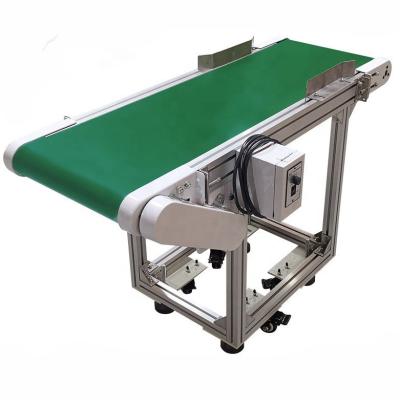 China Heat Resistant Small Size Adjustable Speed ​​Aluminum Frame Manufacturer OEM China PVC Small Belt Conveyor for sale