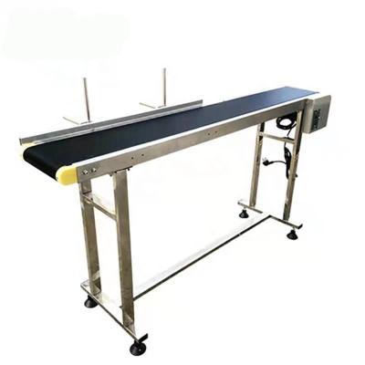 China Heat Resistant Printing Conveyor Inkjet Straight Belt Conveyor For Inkjet Printing Date And Barcode for sale