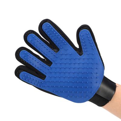 China Durable Silicone Pet Grooming Gloves Remove Cat Hair Cleaning for sale