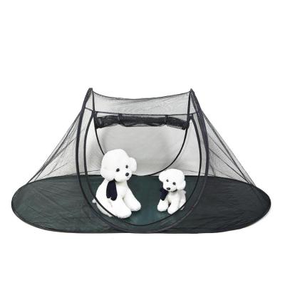 China Viable Foldable Breathable Mesh Pop Up Pet Camping Tent for Dogs Cats Birds Parrots Turtles Reptiles for sale