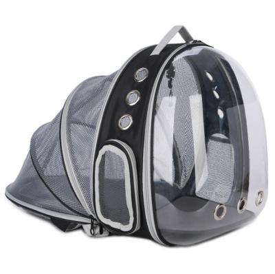 China Breathable Pet Cat Backpack Window Small Dog Cage Outdoor Pet Carrier Bag for sale