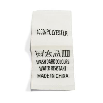 China Customized Washable Care Label Printr Waterproof Textile Wash Care Labels for sale