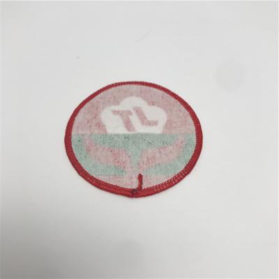 China Sustainable Chinese Factory Provides OEM Custom Woven Badge Labels For School Apparel for sale