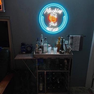 China Shops Most Popular Hot Sale Automotive Neon Sign Flex Pattern Neon Sign For Party Bar for sale