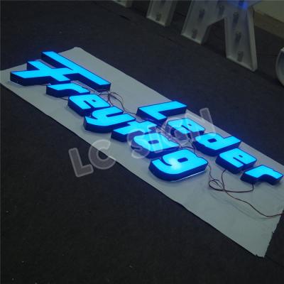 China High Quality Custom Buildings Shop Signs Led Acrylic Light Letters Outdoor Sign for sale