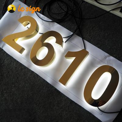 China Hot Sale Buildings Sign Brass Plate Sign Logo Metal Plate Custom Indoor Number for sale