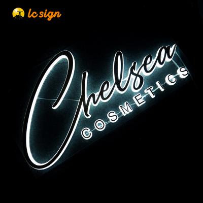 China Indoor And Outdoor Custom Business Sign LED Signage Letters 3D LED Signs Logo Outdoor Mini Letters Sign In for sale