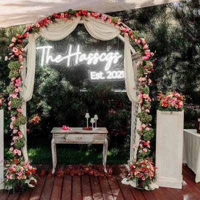 China Romantic hot stores beautiful customs lead the neon light sign for wedding decoration for sale