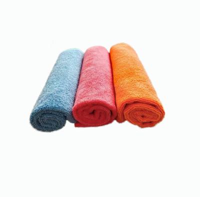 China Eco-friendly Unfading Printed Microfiber Car Wash Towel Microfiber Terry Towel Kitchen Dish Towel for sale