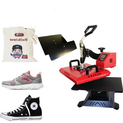 China Home Use Manual Rocker Hot Foil Stamping Sole Shoes T Shirt Heat Press Machine for sale