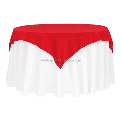 China Factory Wholesale Waterproof Simple Waterproof Wedding Polyester Table Cover Hotel Banquet Table Cloth Customized Tablecloth for sale