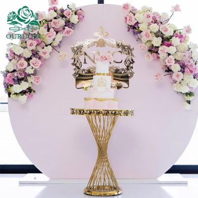 China Hotel .restaurant .banquet. Home Hot Sale Marble Metal Stainless Steel Flower Stand Pergola For Birthday Party Wedding Events Hotel Banquet for sale