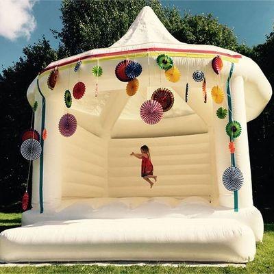 China New Design White Inflatable Wedding.Outdoor Playground Bounce Castle Jumper Bounce House Wedding Type for sale