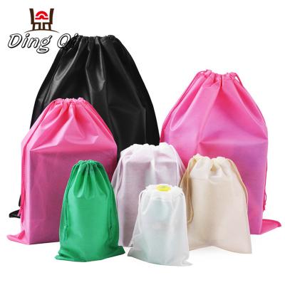 China Fashionable wholesale cheap nonwoven drawstring bag with own logo for sale