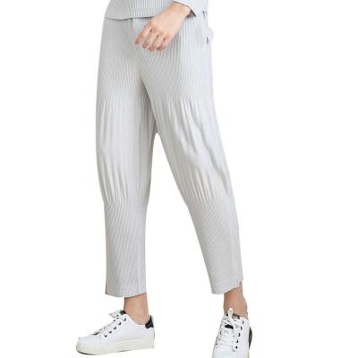 China FXZ 2021 Anti-wrinkle pleated men's casual pants loose stretch nine points running pants men harem pants for sale