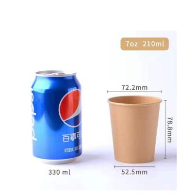 China Biodegradable Wholesale Brown Kraft Paper Box Cup Food Packaging Paper For Hot And Cold Drinks for sale