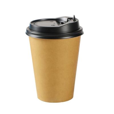 China Recycled PE PP Logo PLA Logo Kraft Paper Cup 4oz 6oz Coffee Cup Custom Coffee Cup Materials 8oz 12oz Kraft Paper for sale