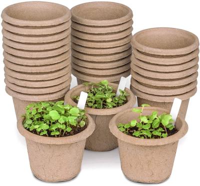 China Plants Planting Pots For Garden Seedling Tray Eco-friendly Organic Germination 100% Biodegradable Plant Seeding Cheap Pot Manufacturer for sale