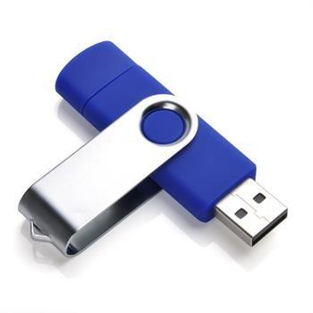 China Popular USB OTG Drive Dual Port For Mobile 256gb Various Type PVC / Metal Material for sale