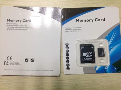 China PP / Plastic Memory Card Package Normal Size Plastic Blister Packaging For SD Card for sale