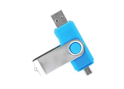 China tipo ultra dual 68 * 17 * 8m m del eslabón giratorio de la impulsión de 32GB USB OTG para la tableta móvil en venta