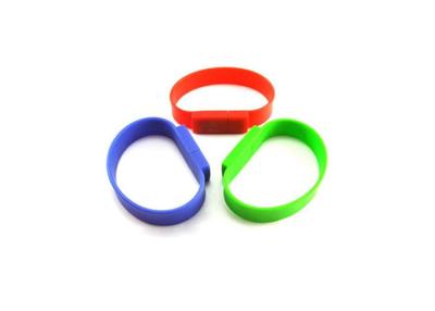 China Custom Usb Wristband Micro USB Memory Stick USB 2.0 / 3.0 Optional With Free Charges for sale