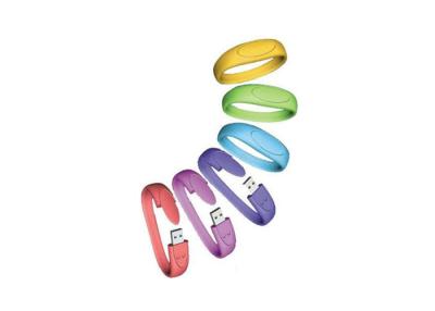 China Bracelet Shaped Micro USB Memory Stick 64GB 21 X 1.9 X 0.9cm Color Optional for sale