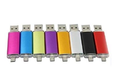 China Colorful Dual USB OTG Drive Capacity Optional With USB 2.0 / USB 3.0 Interface for sale