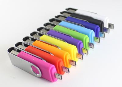 China Rotate Micro Usb Flash Drive , Custom Memory Sticks For Samsung / XIAOMI Mobile for sale