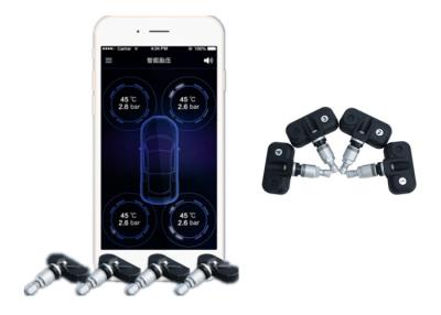 China Prenda impermeable interna del sensor de Bluetooth 4,0 TPMS, sensor negro de la presión de neumático del coche del color en venta