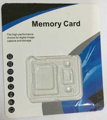 China Micro SDHC Memory Card Package 15mm X 11mm X 1mm With Customized Logo for sale