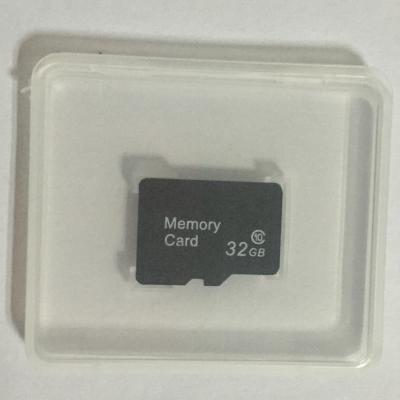 China Single Micro SD Card Holder PP / Plastic , Memory Card Transparent Plastic Box for sale