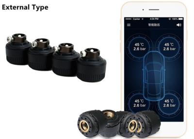 China External Type Car TPMS System Dustproof / Waterproof With APP Real - Time Monitoring for sale